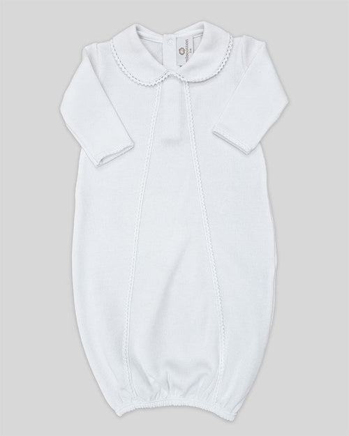 Cotton Peru Milan Special Knit Gown-White