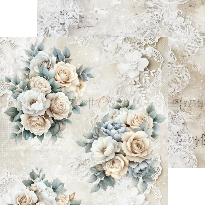 Craft O'Clock - 8X8 Paper Pad - Lifetime Loving You. 24 Double-sided sheets. Available at Embellish Away in Bowmanville Ontario Canada.