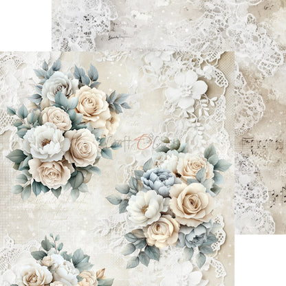 Craft O'Clock - 8X8 Paper Pad - Lifetime Loving You. 24 Double-sided sheets. Available at Embellish Away in Bowmanville Ontario Canada.