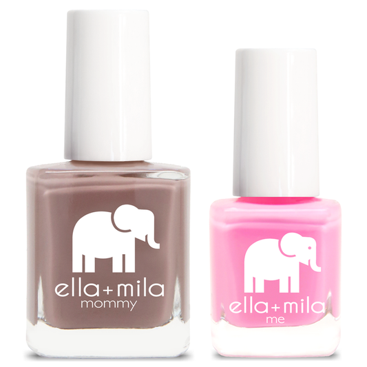 Mommy & Me set: Cup O'Latte and Pinkterest nail polish bottles – ella+mila