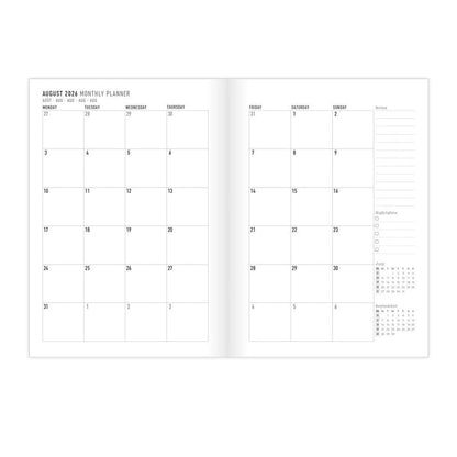 Letts A5 Planners Timeless Layout #color_daisies-blue