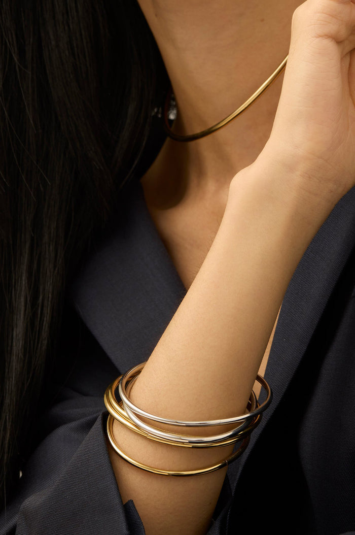 Dane Two-Tone Bangle Set of 2