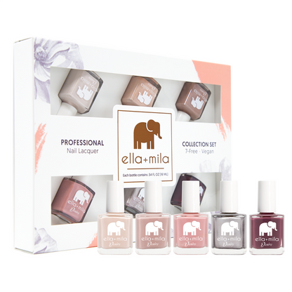 Desire Collection Set B 6-pack nail polish gift box with bottles displayed