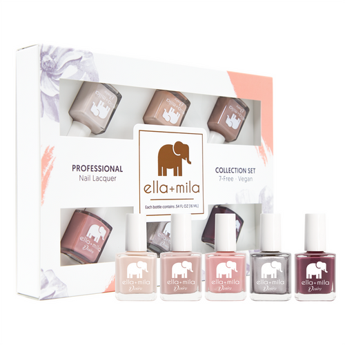 Desire Collection Set B 6-pack nail polish gift box with bottles displayed