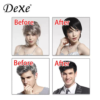 Dexe Black Hair Shampoo 10 PCS Sachet