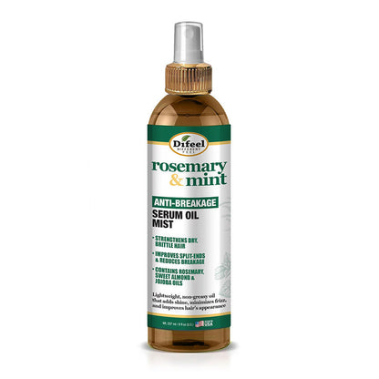 DIFEEL rosemary mint hair serum anti breakage oil mist spray bottle to strengthen dry brittle hair