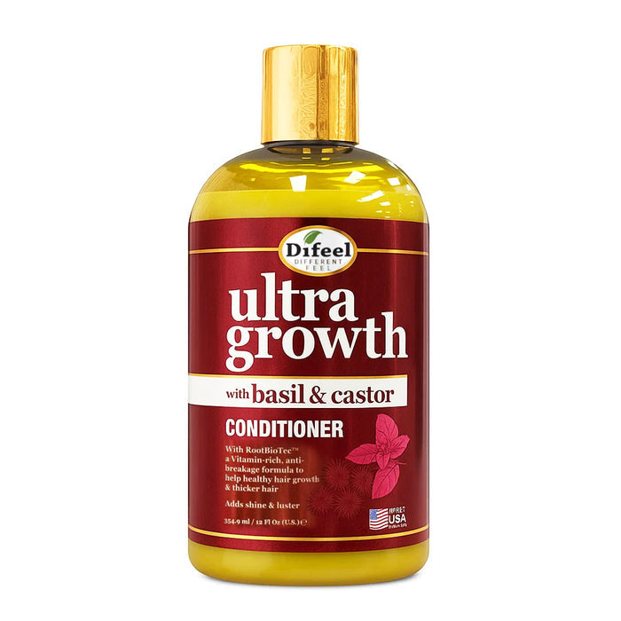 DIFEEL ultra growth conditioner basil and castor nourishing formula for thicker healthier hair