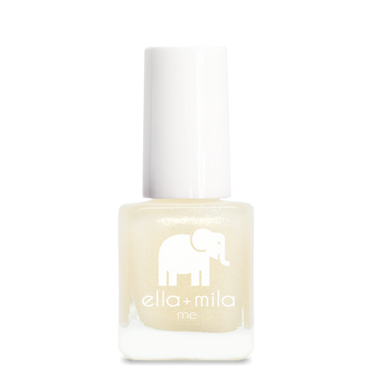 Dipped in Gold gold shimmer nail polish bottle – ella+mila