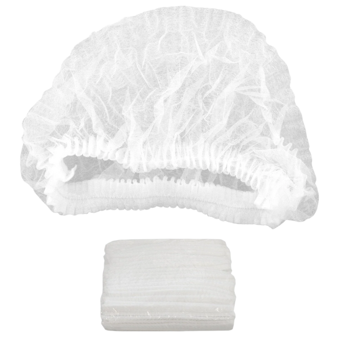 Disposable Hair Caps - White (100pcs)