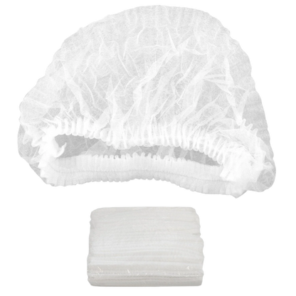 Disposable Hair Caps - White (100pcs)
