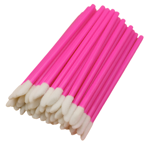 Disposable Lip Applicator - Hot Pink