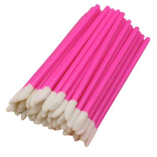 Disposable Lip Applicator - Hot Pink