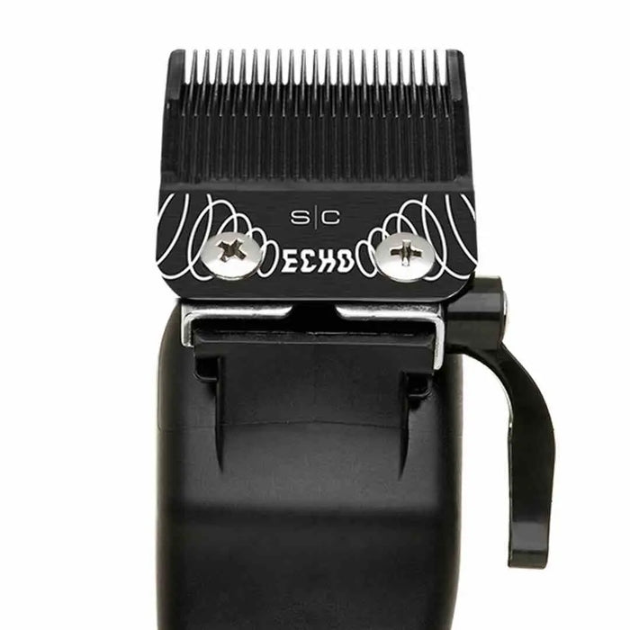 Replacement ECHO Fixed Black Diamond DLC Hair Clipper Blade with Shallow Tooth 2.0 Cutter - BUYBARBER.COM