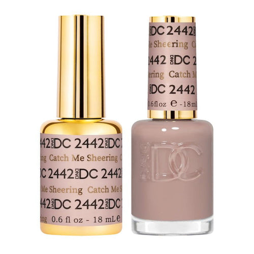 DND DC Premium set Gel Color Matching Polish Color - Catch Me Sheering #2442