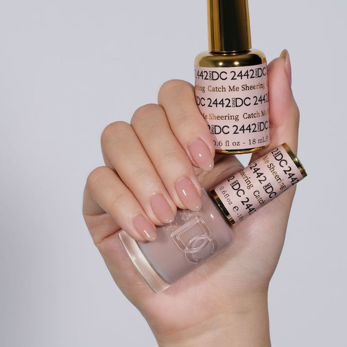 DND DC Premium set Gel Color Matching Polish Color - Catch Me Sheering #2442