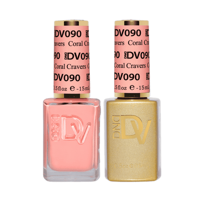 DND Diva Gel & Nail Polish - Coral Cravers #090