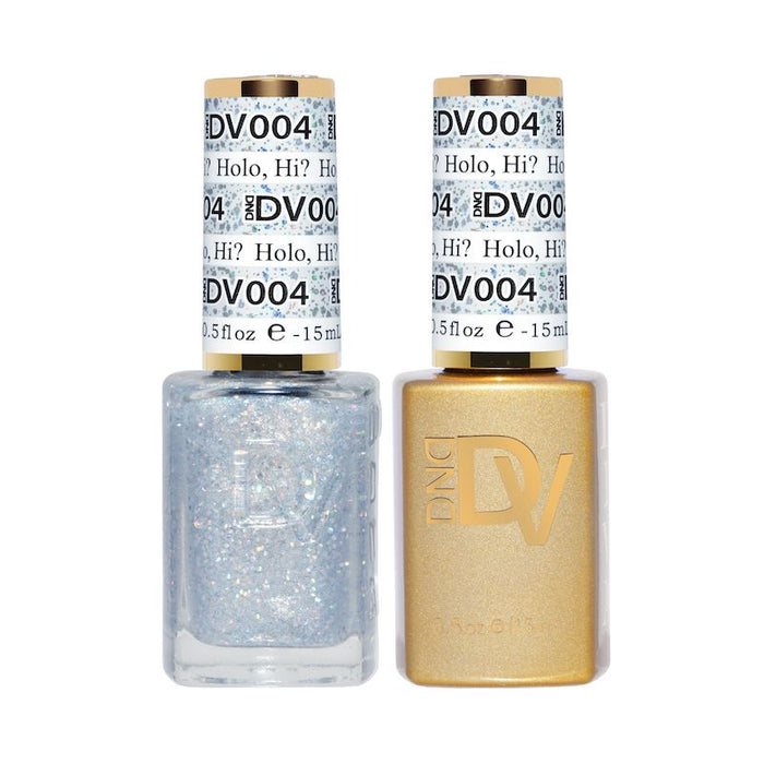 DND Diva Gel & Nail Polish - Holo, Hi? #004