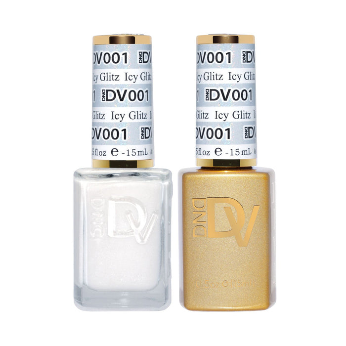 DND Diva Gel & Nail Polish - Icy Glitz #001