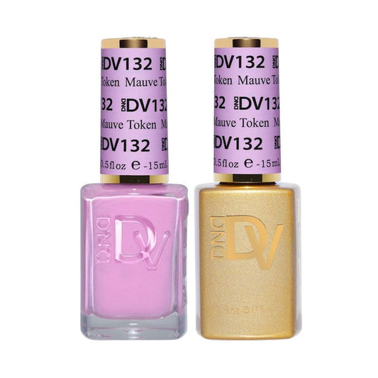 DND Diva Gel & Nail Polish - Mauve Token #132
