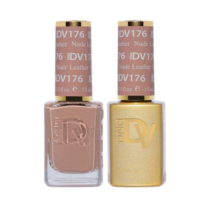 DND Diva Gel & Nail Polish - Nude Leather #176