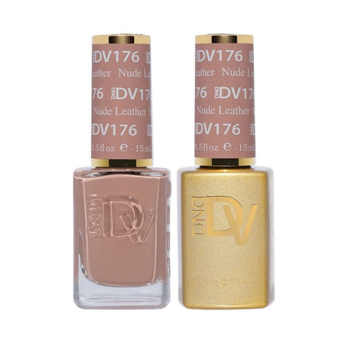 DND Diva Gel & Nail Polish - Nude Leather #176
