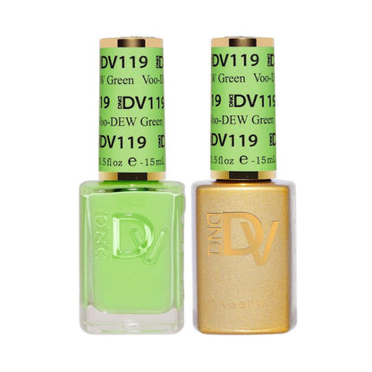 DND Diva Gel & Nail Polish - Voo-DEW Green #119