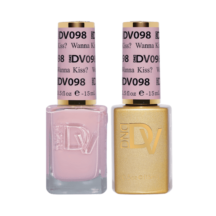 DND Diva Gel & Nail Polish - Wanna Kiss? #098