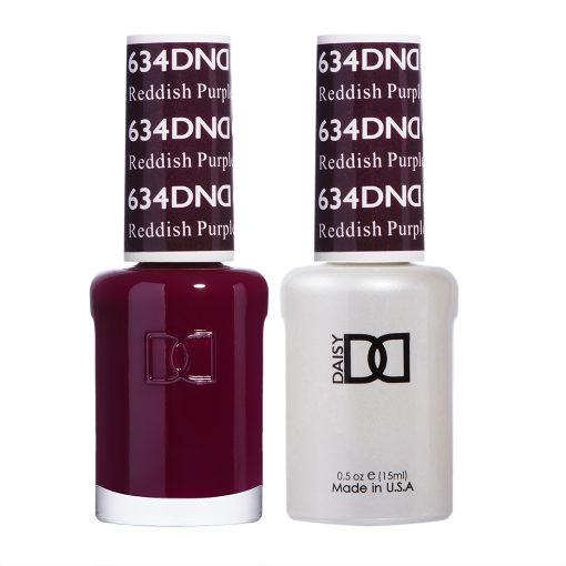 DND Gel Nail Polish Duo 634 - Reddish Purple