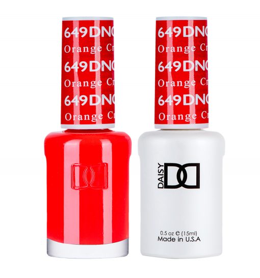DND Gel Nail Polish Duo 649 - Orange Cream sicle