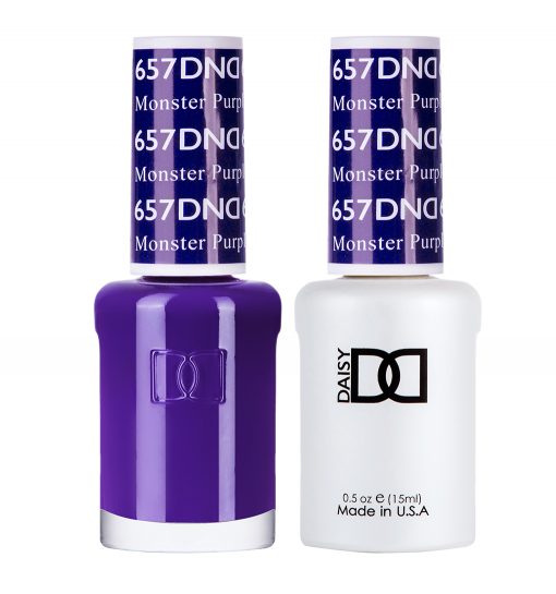 DND Gel Nail Polish Duo 657 - Monster Purple