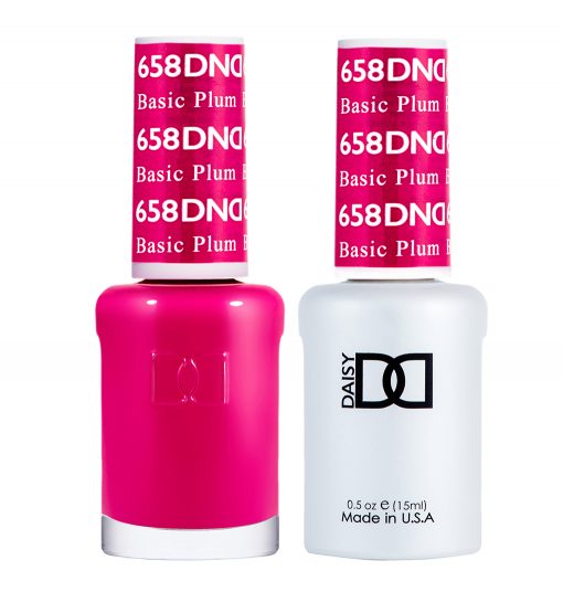 DND Gel Nail Polish Duo 658 - Basic Plum