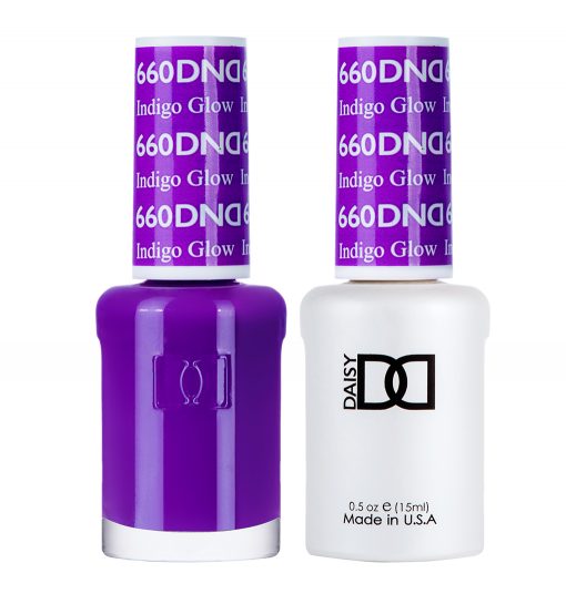 DND Gel Nail Polish Duo 660 - Indigo Glow