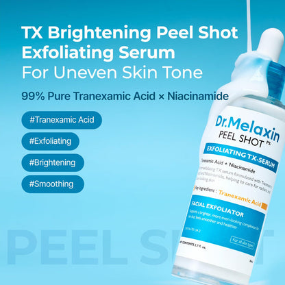 Dr. Melaxin Peel Shot Exfoliating TX - Serum 80ml سيروم دكتور ميلاكسين بيل شوت المقشر - Princess Cosmetics Qatar
