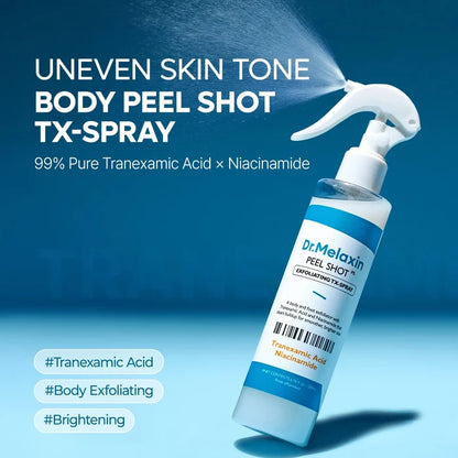 Dr. Melaxin Peel Shot Exfoliating TX - Spray 200ml بخاخ دكتور ميلاكسين بيل شوت المقشر - Princess Cosmetics Qatar