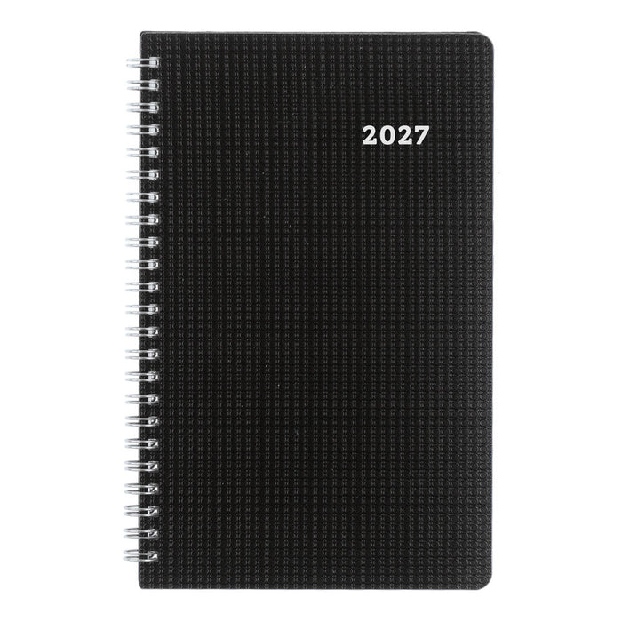 DuraFlex Weekly/Monthly Appointment Book, 2027, 13 Months Black C5910V.81T-27 Blueline#color_black