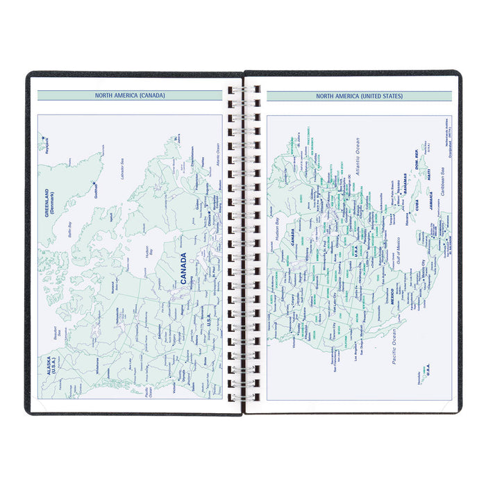 DuraFlex Weekly/Monthly Appointment Book, 2027, 13 Months Black C5910V.81T-27 Blueline#color_black