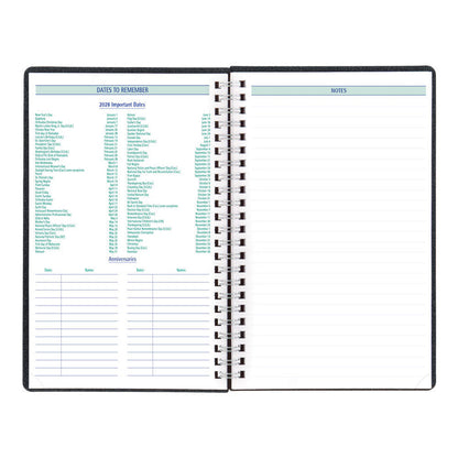 DuraFlex Weekly/Monthly Appointment Book, 2027, 13 Months Black C5910V.81T-27 Blueline#color_black