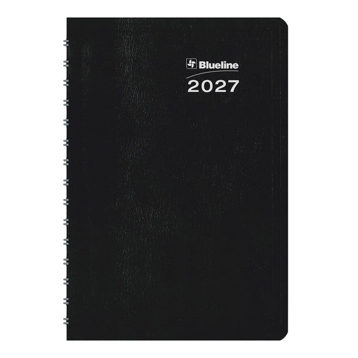 Blueline DuraGlobe™ Daily Appointment Book, 2027, Black C210.21T-27