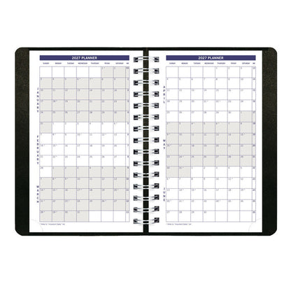 Blueline DuraGlobe™ Daily Appointment Book, 2027, Black C210.21T-27