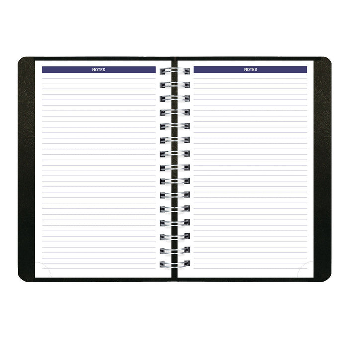 Blueline DuraGlobe™ Daily Appointment Book, 2027, Black C210.21T-27