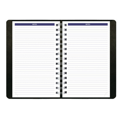 Blueline DuraGlobe™ Daily Appointment Book, 2027, Black C210.21T-27