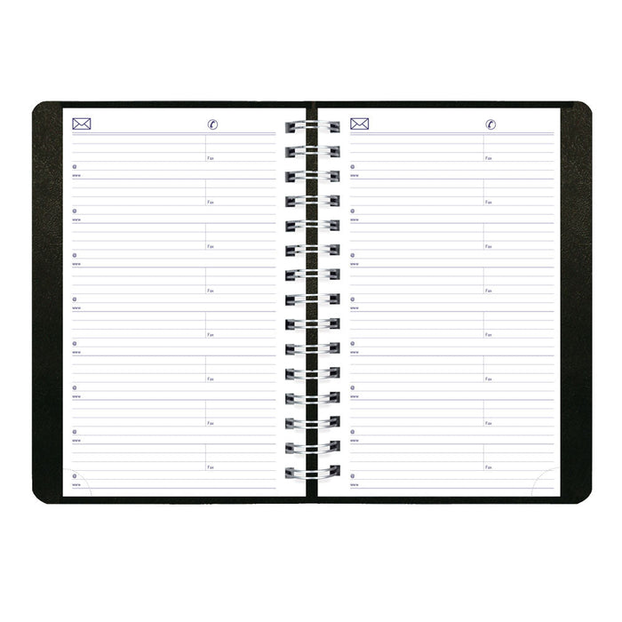 Blueline DuraGlobe™ Daily Appointment Book, 2027, Black C210.21T-27