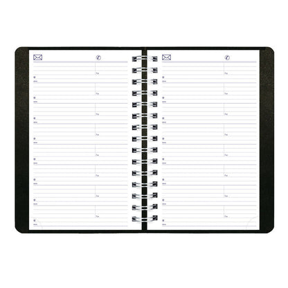 Blueline DuraGlobe™ Daily Appointment Book, 2027, Black C210.21T-27