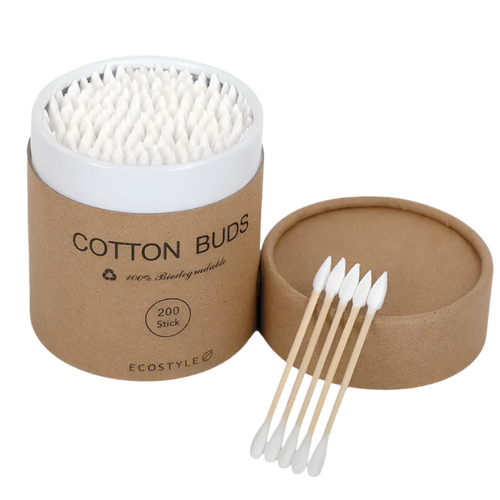 Eco-friendly Cotton Tips - White