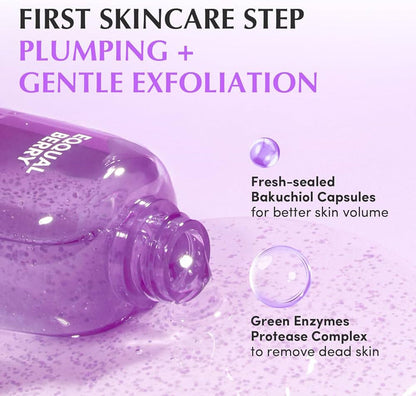 Eqqualberry Bakuchiol Plumping Capsule Toner 150ml تونر كبسولات إيكوالبيري باكوشيول لتكبير حجم الثدي - Princess Cosmetics Qatar