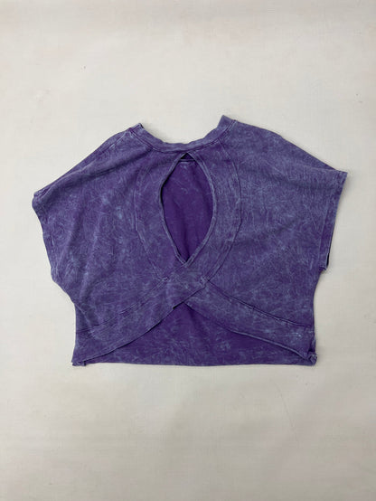 Erge Crossback Top-Purple