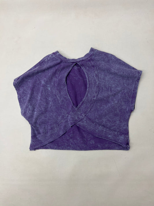 Erge Crossback Top-Purple