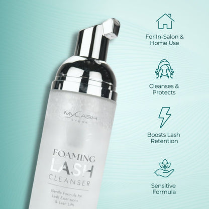 My Lash Store Foaming Lash Cleanser for Eyelash Extensions - Benefits