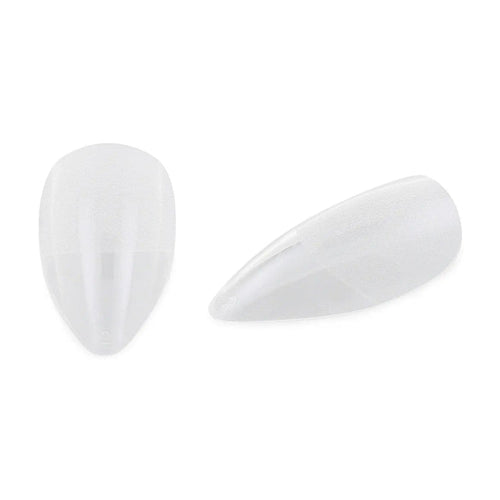 Full Cover Almond - Clear Nail Tips - 360 Tips   Naio Nails