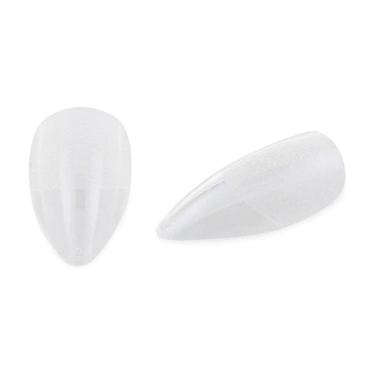 Full Cover Almond - Clear Nail Tips - 360 Tips   Naio Nails